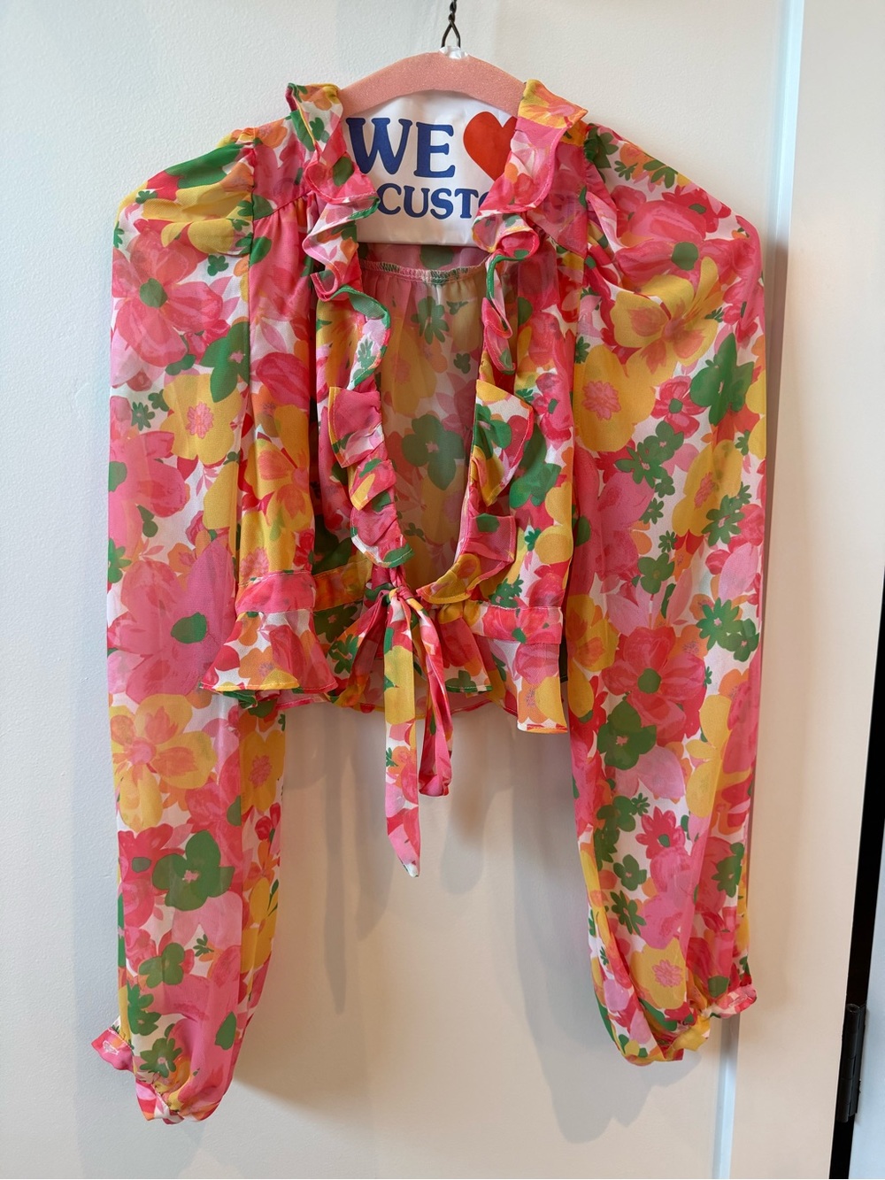 For love & lemons floral top